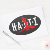 1804 Neg Mawon Haiti Neg Marron Haiti Oval ticker Ovale Sticker (Envelop)