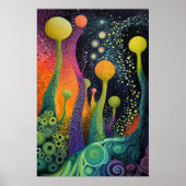 1805 Cosmic Surrealist Dreamscape Poster (Voorkant)