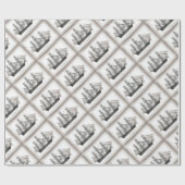 1805 Overslagschip Cadeaupapier (Vlak)