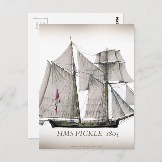 1805 Pickle Briefkaart (Voorkant / Achterkant)