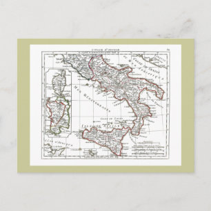 1806 Map - Italië (Zuid) Briefkaart