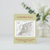 1806 Map - La Republique Batave Briefkaart (Staand voorkant)