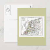 1806 Map - La Republique Batave Briefkaart (Voorkant / Achterkant)