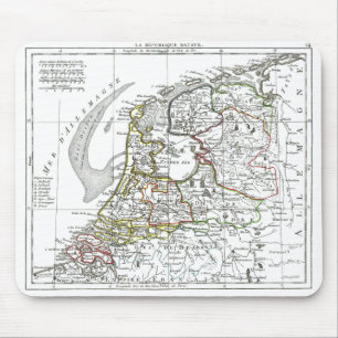 1806 Map - La Republique Batave Muismat