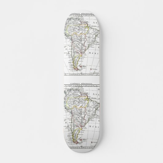1806 Map - L'Amérique Méridionale Persoonlijk Skateboard (Voorkant)
