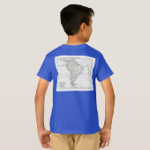 1806 Map - L'Amérique Méridionale T-shirt (Achterkant volledig)