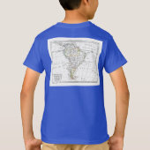 1806 Map - L'Amérique Méridionale T-shirt (Achterkant)
