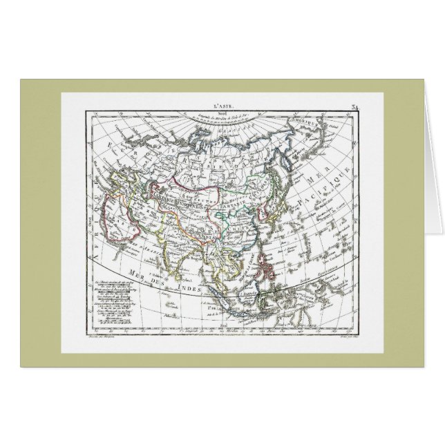 1806 Map - L'Asie (Voorkant Horizontaal)