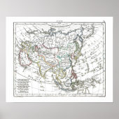 1806 Map - L'Asie Poster (Voorkant)