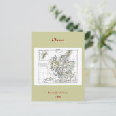 1806 Map - L'Ecosse Briefkaart (Staand voorkant)