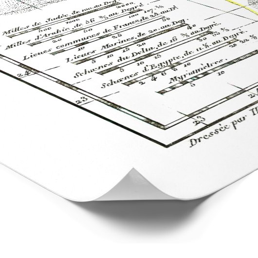 1806 Map - L'Egypte Poster (Hoek)