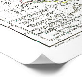 1806 Map - L'Empire d'Allemagne Poster (Hoek)