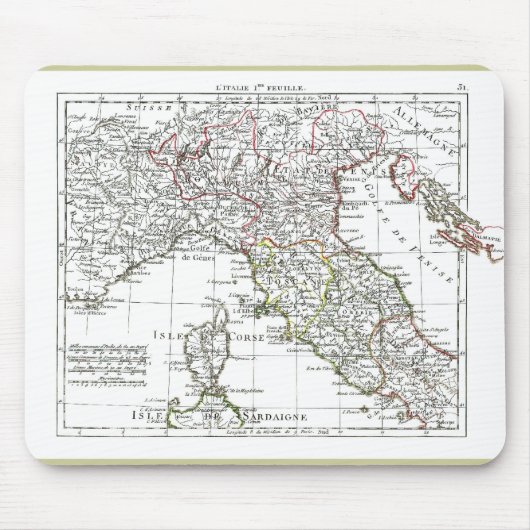 1806 Map - L'Italie (Nord) Muismat (Voorkant)