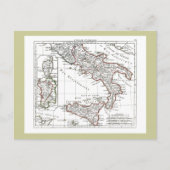 1806 Map - L'Italie (Sud) Briefkaart (Voorkant)