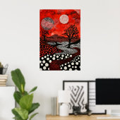 1809 Cosmic Surrealist Dreamscape Poster (Thuiskantoor)