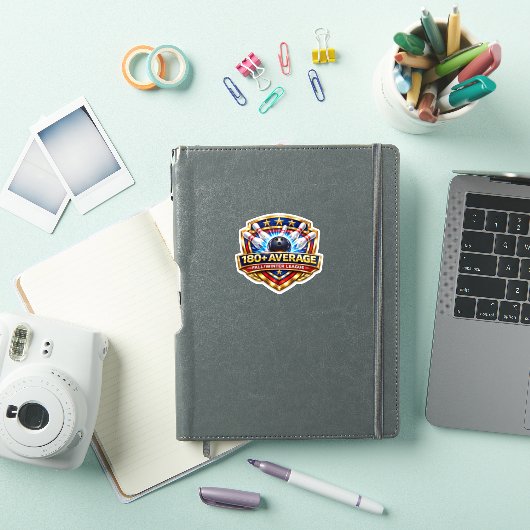 180+ Bowling Gemiddelde | Herfst / Winter Competit Sticker (iPad Cover)