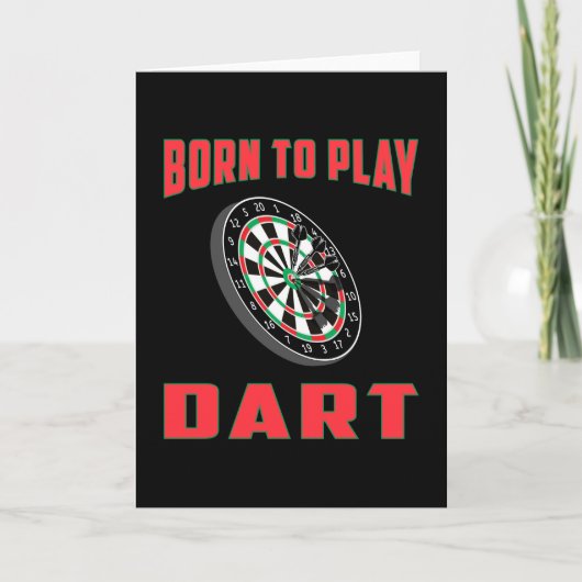 180 Darts Dart Dartboard Bullseye Arrow Funny Gift Kaart (Voorkant)
