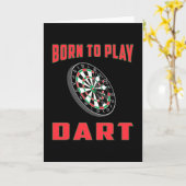 180 Darts Dart Dartboard Bullseye Arrow Funny Gift Kaart (Gele Bloem)