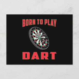 180 darts dartboard bullseye pijl grappig cadeau briefkaart