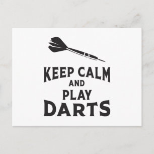 180 darts dartboard houden kalm spel grappig cadea briefkaart