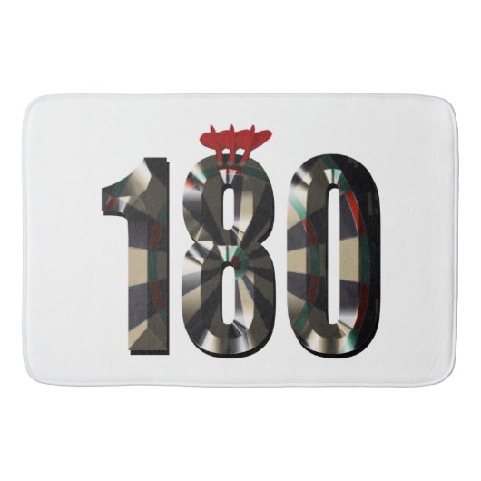 180 in 3D: de ultieme dartsdimensie Badmat (Voorkant)