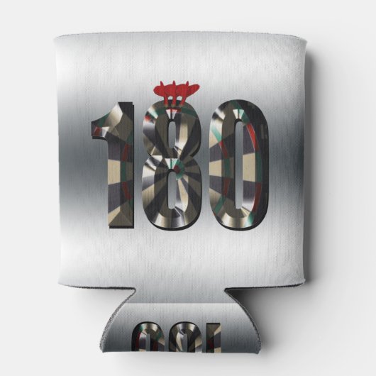 180 in 3D: de ultieme dartsdimensie Blikjeskoeler (Achterkant)