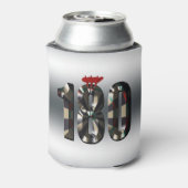 180 in 3D: de ultieme dartsdimensie Blikjeskoeler (Blikje Achterkant)