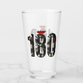 180 in 3D: de ultieme dartsdimensie Glas (Achterkant)