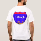180mph Club T-shirt (Achterkant)