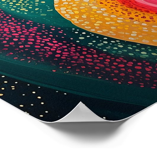 1811 Cosmic Surrealist Dreamscape Poster (Hoek)