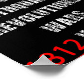 1812 America War New Madrid Earthquake Comet Mud F Poster (Hoek)