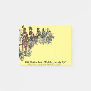"1812 Mvskoke Warriors" Post-it® Notes