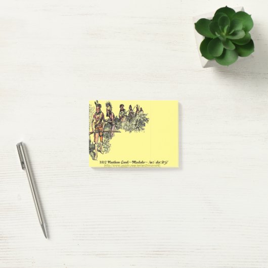 "1812 Mvskoke Warriors" Post-it® Notes (Kantoor)