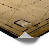 1813 Map of Nantucket Shoals & George's Bank, MA Poster (Hoek)