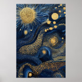 1814 Cosmic Surrealist Dreamscape Poster (Voorkant)