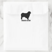 1815042007 Aussie (Animales) Ronde Sticker (Tas)
