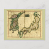 1815 Kaart van Korea en Japan (Voorkant)