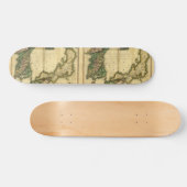 1815 Kaart van Korea en Japan Skateboard (Horizontaal)