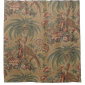 1815  vogelboom bloemenpatroon douchegordijn (Voorkant)