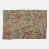 1815 vogelboom bloemenpatroon theedoek (Horizontaal)