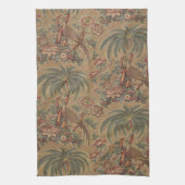 1815  vogelboom bloemenpatroon theedoek (Verticaal)