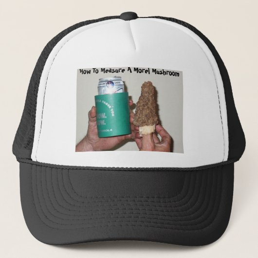 18162127, Hoe meet je een morele paddenstoel? Trucker Pet (Voorkant)