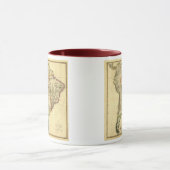 1817 Kaart van Zuid-Amerika Mok (Midden)