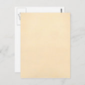  1817 Sjabloon perkamentpapier blanco Briefkaart (Voorkant / Achterkant)