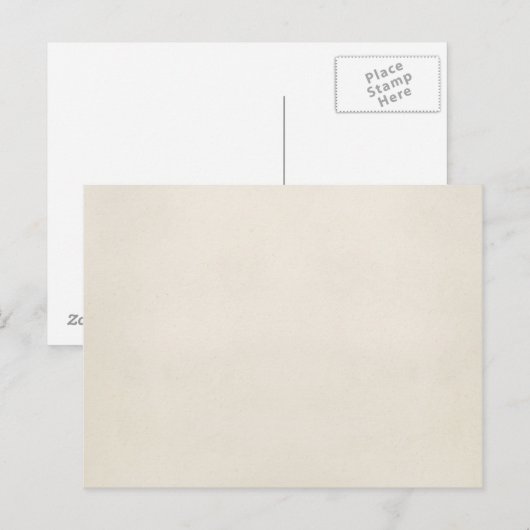 1817 Sjabloon perkamentpapier blanco Briefkaart (Voorkant / Achterkant)