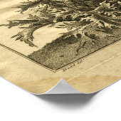 1817 Turks Rheuparb Culpeper Kruidenprint Poster (Hoek)