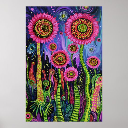 1818 Cosmic Surrealist Dreamscape Poster (Voorkant)