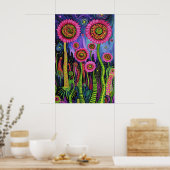 1818 Cosmic Surrealist Dreamscape Poster (Keuken)