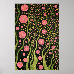 1819 Cosmic Surrealist Dreamscape Poster