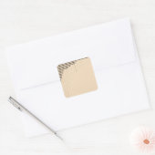 181 Kapitaal door staten, groepen Vierkante Sticker (Envelop)
